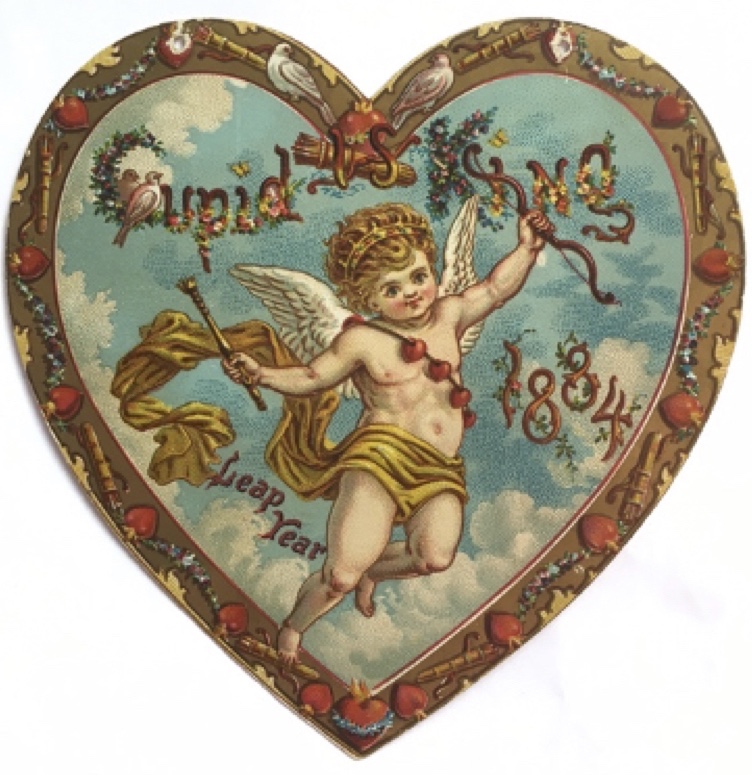 Leap Year 1884 heart image